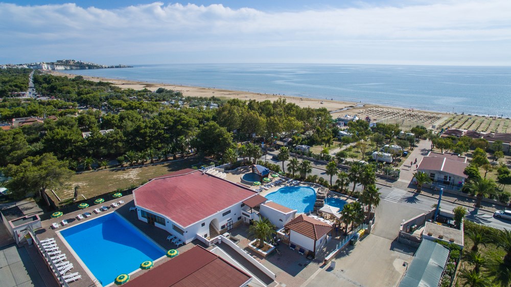 Campsite of the village Verdemare in vieste in gargano