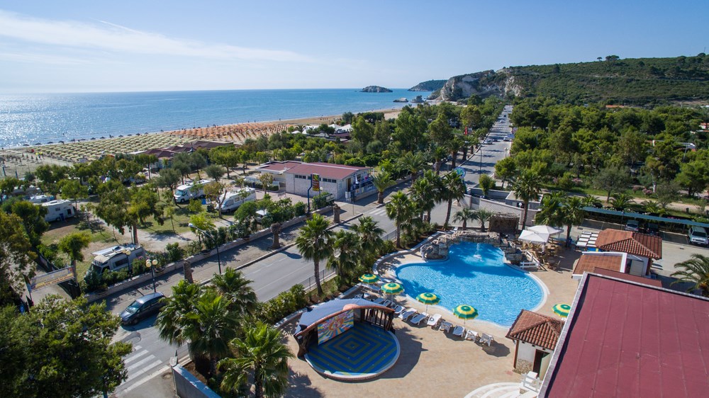 Campsite of the village Verdemare in vieste in gargano