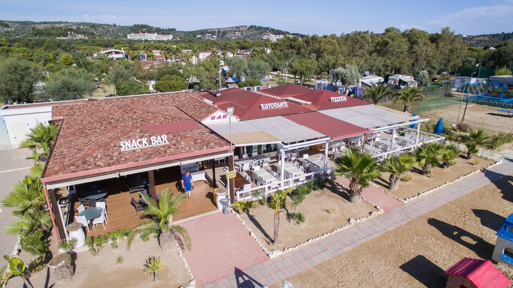 spiaggia del villaggio Verdemare di Vieste in Gargano