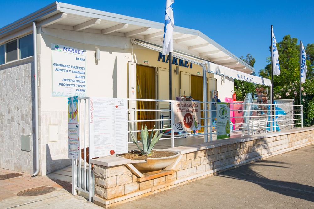 spiaggia del villaggio Verdemare di Vieste in Gargano